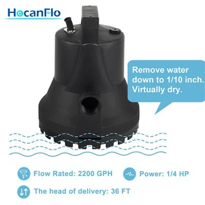 Liten dränkbar pump